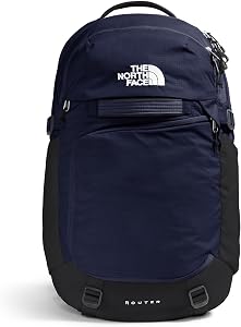 The North Face Router Everyday Laptop Backpack, Navy/Blk-NPF, One Size