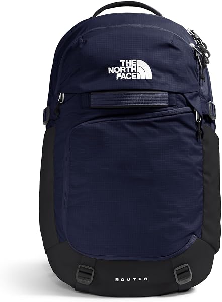 the North Face Router Everyday Laptop Backpack, Navy/Blk-NPF, One Size