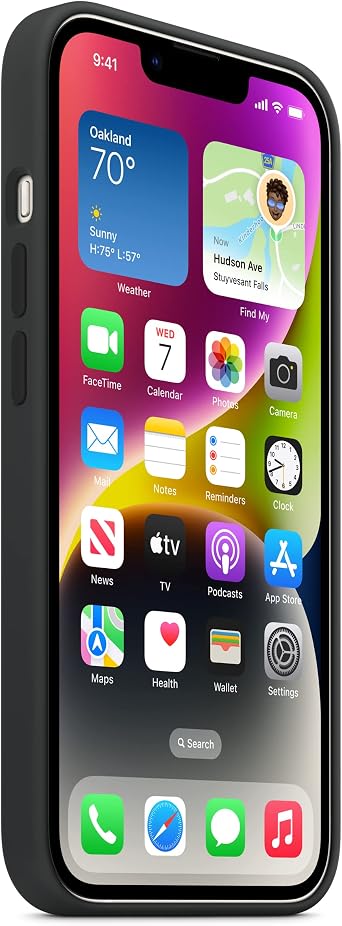 Apple iPhone 14 Silicone Case with MagSafe - Midnight 