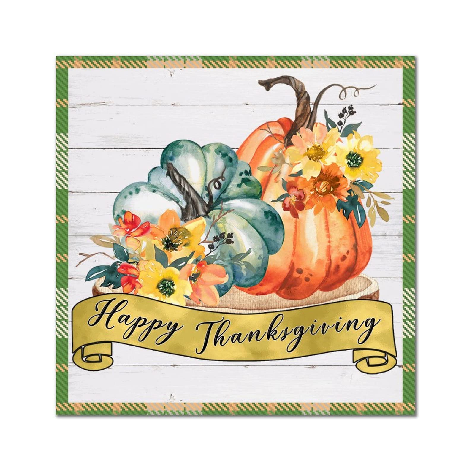 Plaque Thanksgiving bois pour égayer les toilettes et la maison