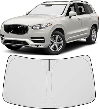 Windshield Sun Shade fit for 2016-2023 2024 2025 Volvo XC90 Accessories Front Windshield Sun Shade Foldable Sunshade Protector f or Volvo XC90 2016-2025