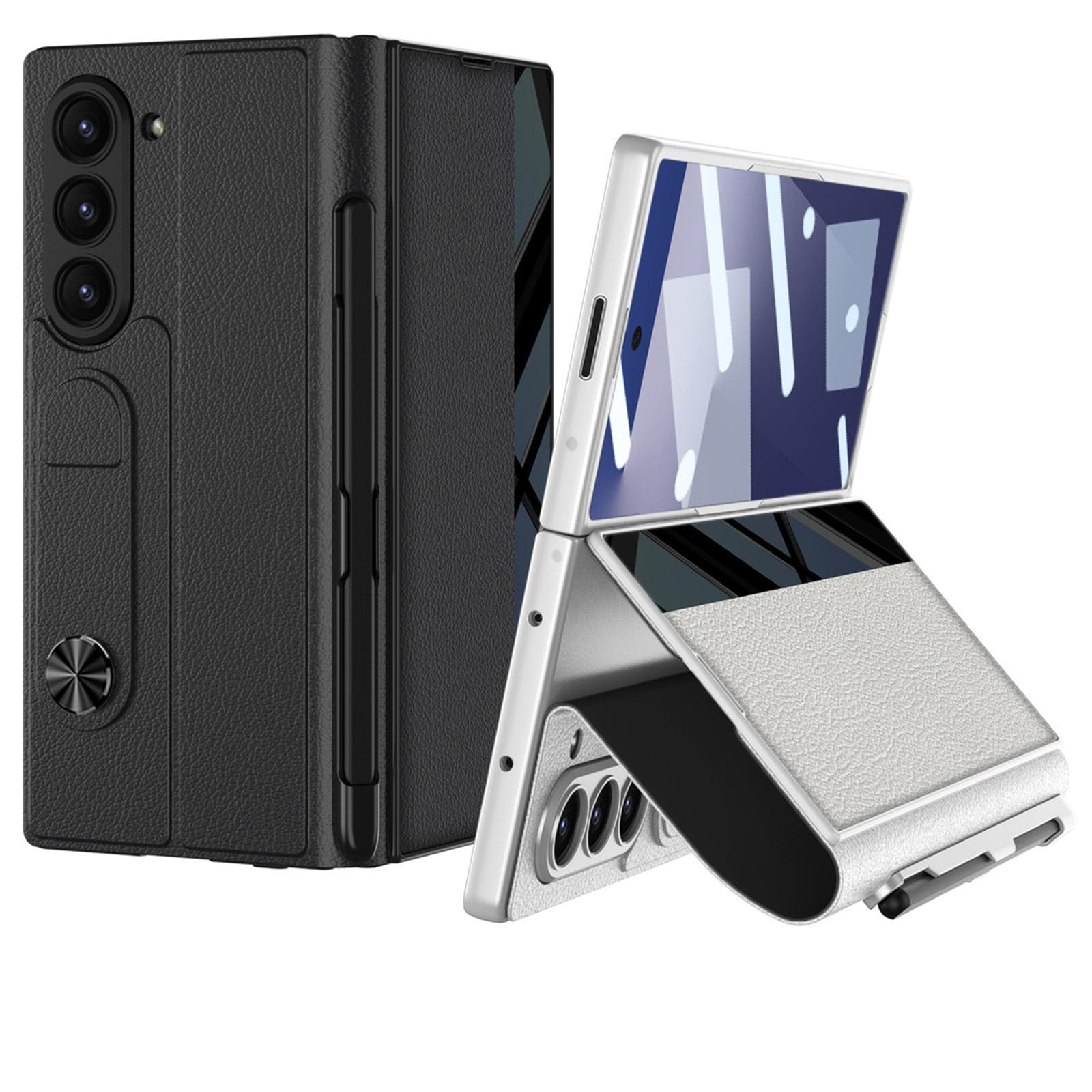 Custodia a libro in pelle per Samsung Galaxy Z Fold 8 Ultra