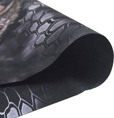 Miniatura 249 de Obacle - Media máscara de calavera, para protección contra el viento, el sol, sin costuras, 3D, para hombres, mujeres, duradera, delgada, Hombres