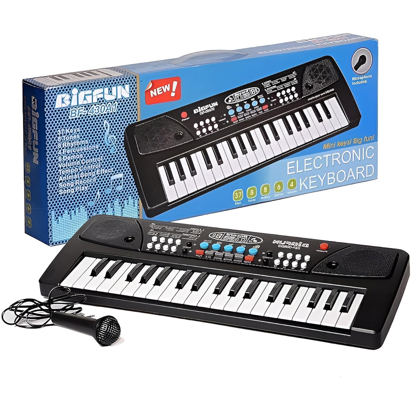 ROYALDEALS - RD Royaldeals-Rd Key Electric Piano Keyboard Musical Toy,Plastic (Bf430A1) ,Multicolor (B09WRNKMT7) Amazon Price History, Amazon Price Tracker