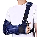 Willcom Arm Sling for Shoulder Injury with Waist Strap - Immobilizer Brace Support for Sleeping, Rotator Cuff Surgery (Comfort Version, Right, Small, 20-30.5 inch)
