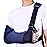 Willcom Arm Sling for Shoulder Injury with Waist Strap - Immobilizer Brace Support for Sleeping, Rotator Cuff Surgery (Comfort Version, Right, Small, 20-30.5 inch)