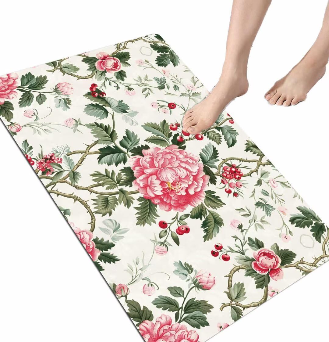 Tapis de bain en pierre évaporation rapide fini l'humidité tapis rétro antidérapant 160x231