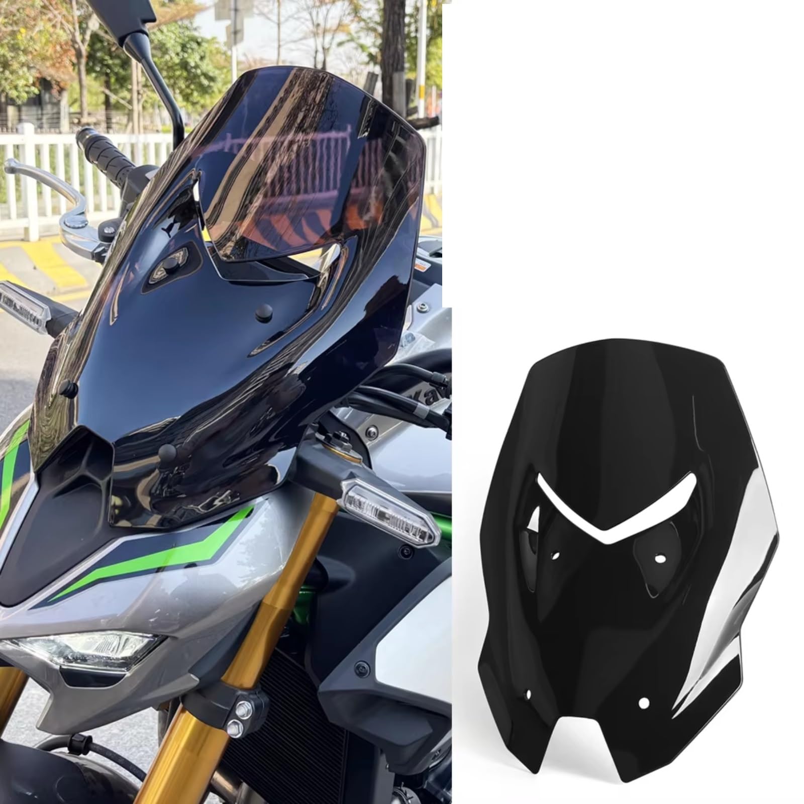 Compatible Avec Pour Z900 SE 2025 2026 Pare-brise Avant De Moto Pare-brise Déflecteurs De Vent Accessoires De Protection