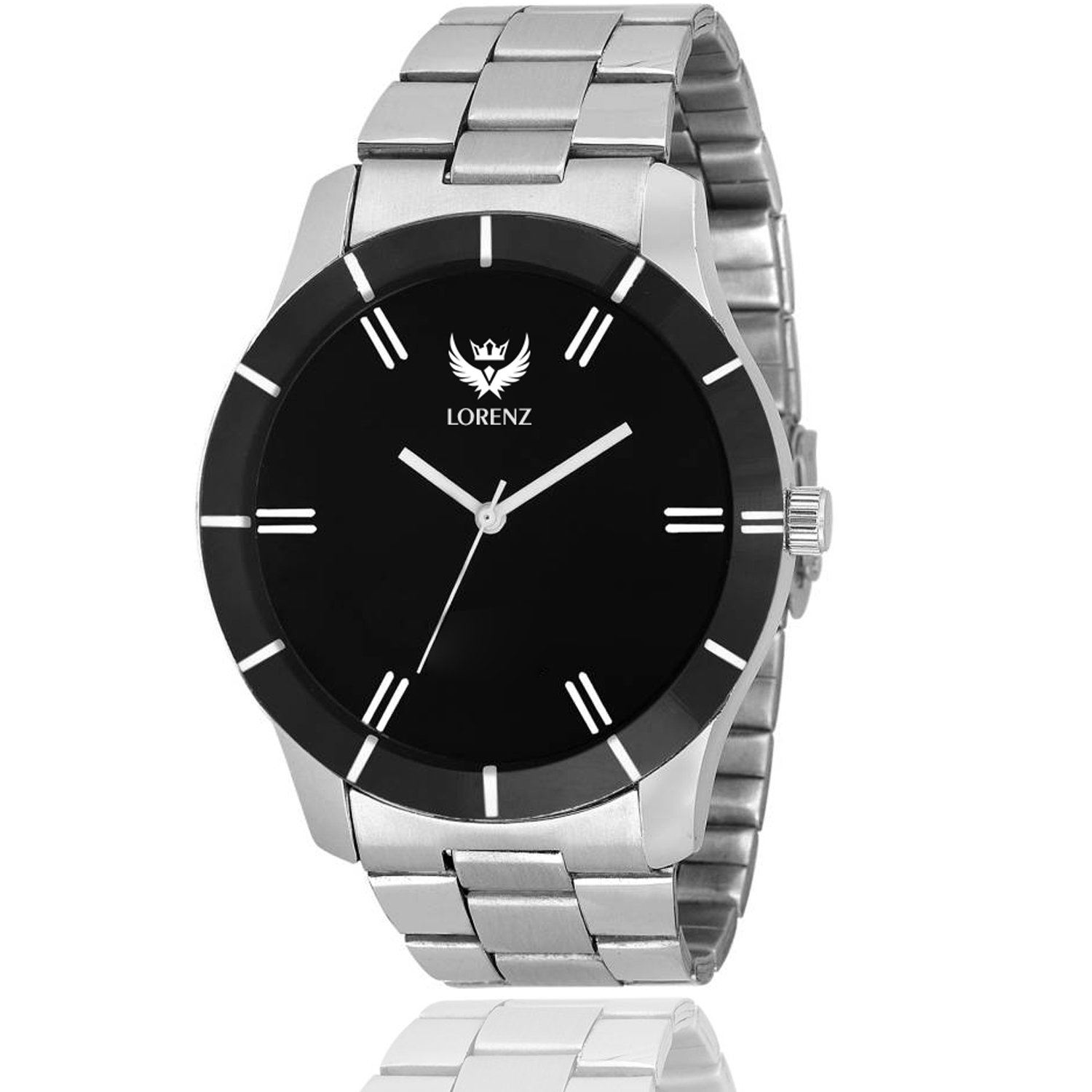 LORENZ Casual Fit Black Dial Mens Analog Wrist Watch- MK-1066A (B079R6HFHH) Amazon Price History, Amazon Price Tracker