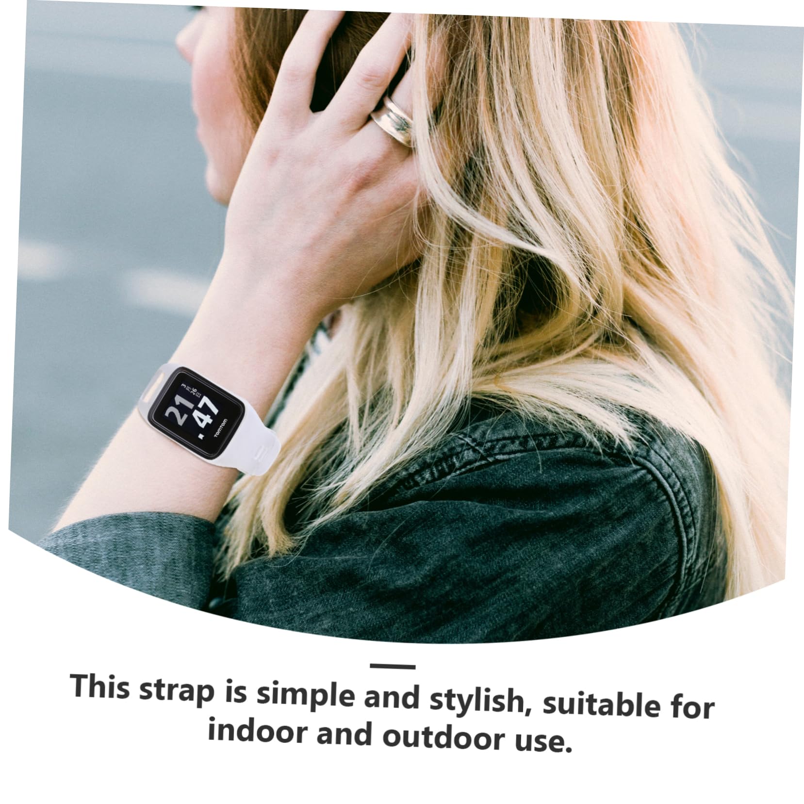 Pulsera De Reloj Correa De Silicona Para Reemplazo De Correa Cómoda y Duradera