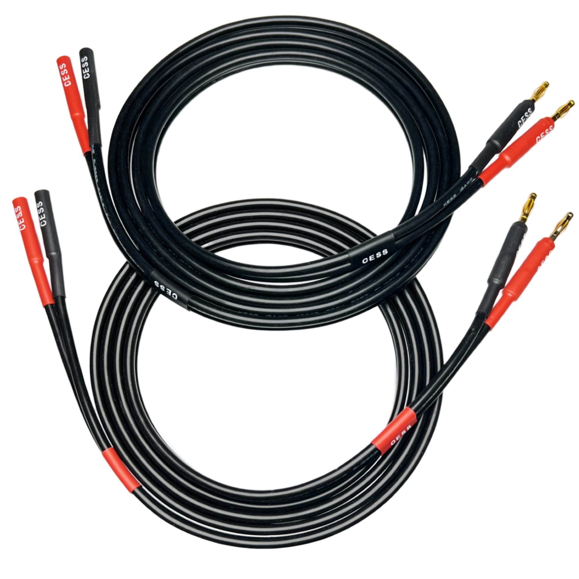 CNCESS Câble d'extension banane mâle vers femelle, 1,8 m, lot de 2