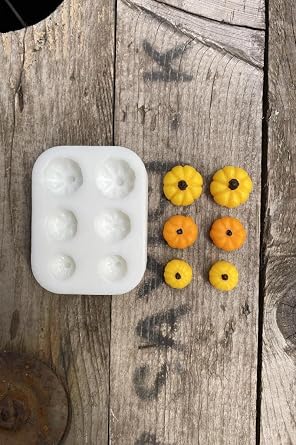 Rufus Concept Pumpkin Mini Six-Piece Candle Mold (Silicone)