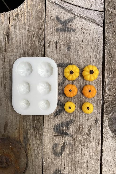 Rufus Concept Pumpkin Mini Six-Piece Candle Mold (Silicone)