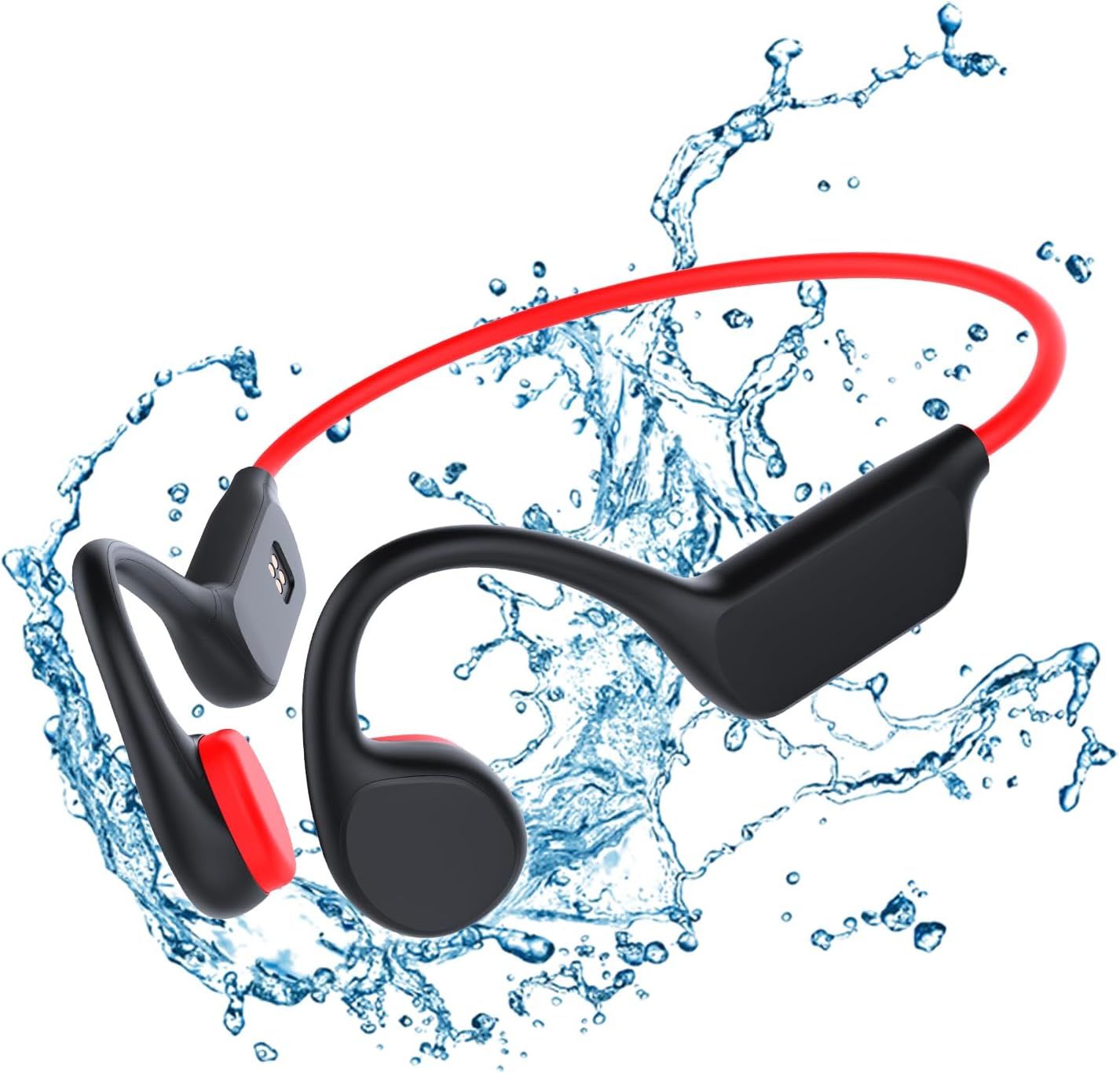 GenXenon X7 Bone Conduction Headphones Bluetooth, Openear Wireless IPX8 Waterproof