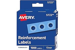 Avery Self-Adhesive Binder Hole Stickers