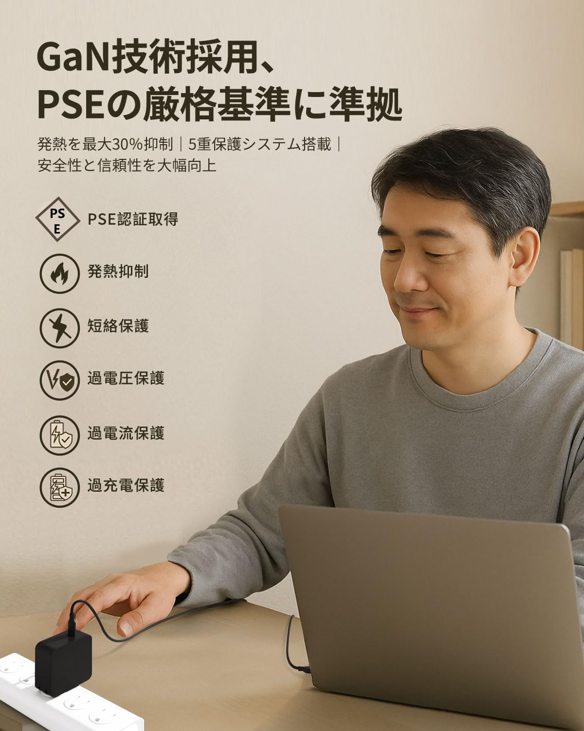 Amazon.co.jp: Superer 対応Dynabook ACアダプター 65W USB Type-C