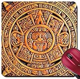 Liili Suqare Mousepad 8x8 Inch Mouse Pads/Mat Image ID: 9522834 Aztec Calendar