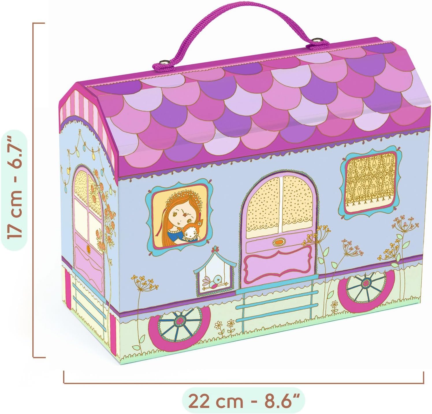 Djeco- Tinyli Bluchka & Indie House Dolls and Figures (36952)