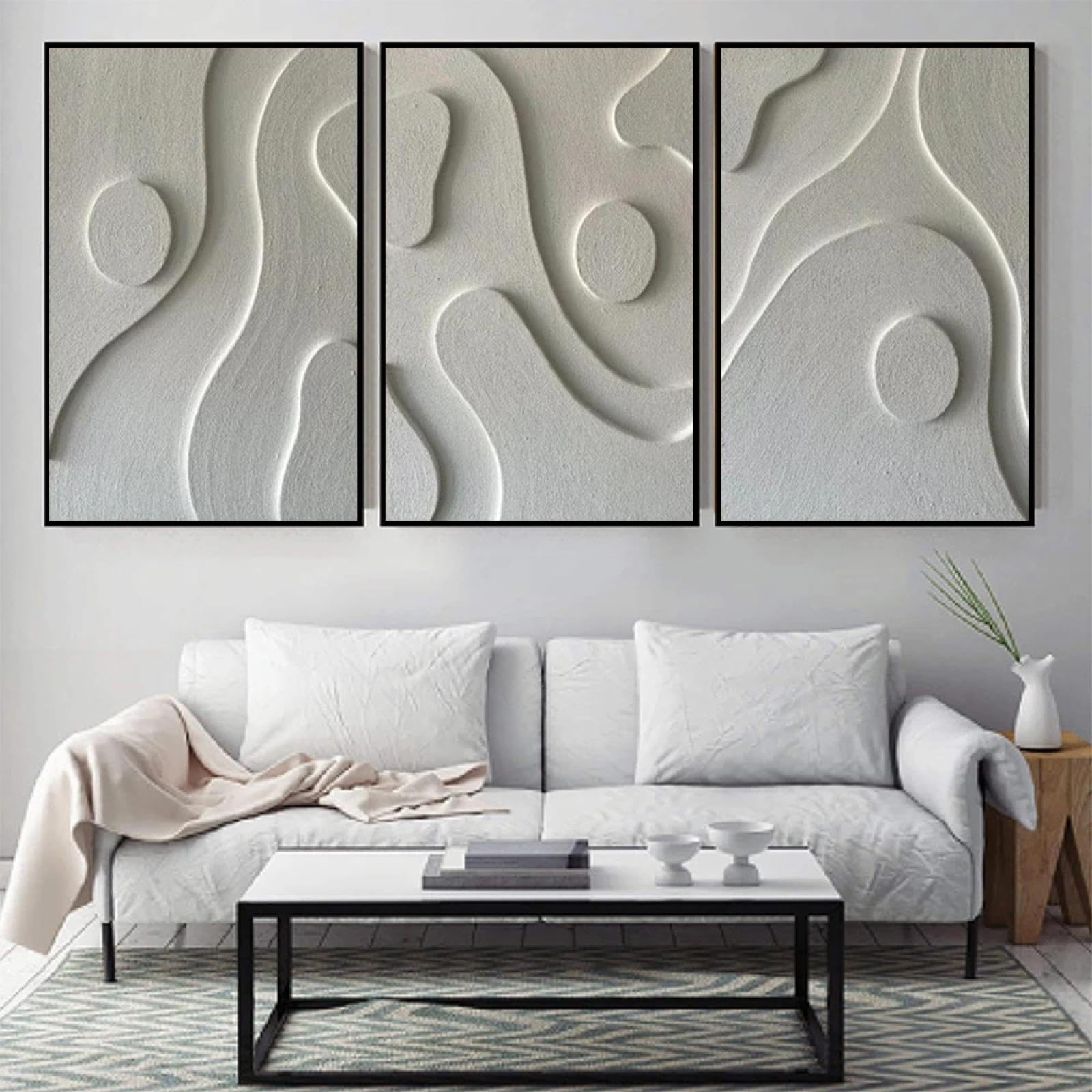 Décoration murale abstraite 3D pour réveiller un mur blanc vide - 8