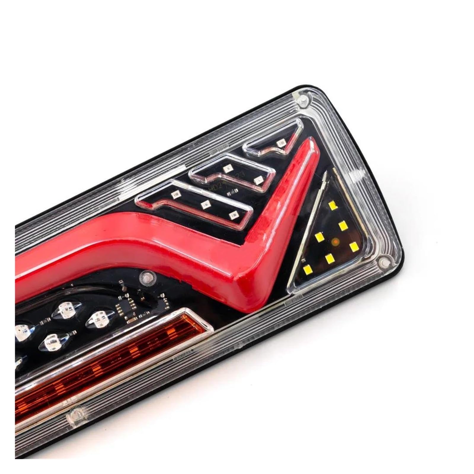 Genérico Faros Traseros 2 uds 12V 24V luces traseras camiones remolques coches luz trasera LED señal giro para autobús Luz Izquierda