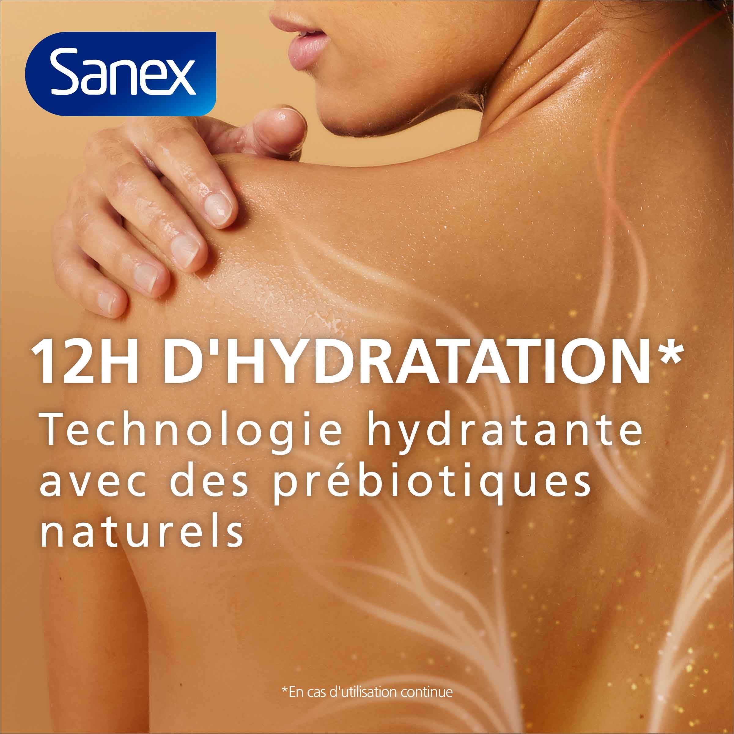 SANEX - Huile de Douche Derma Care Surgras - Hydratation 12h - Peaux sèches - 6 x 425ml
