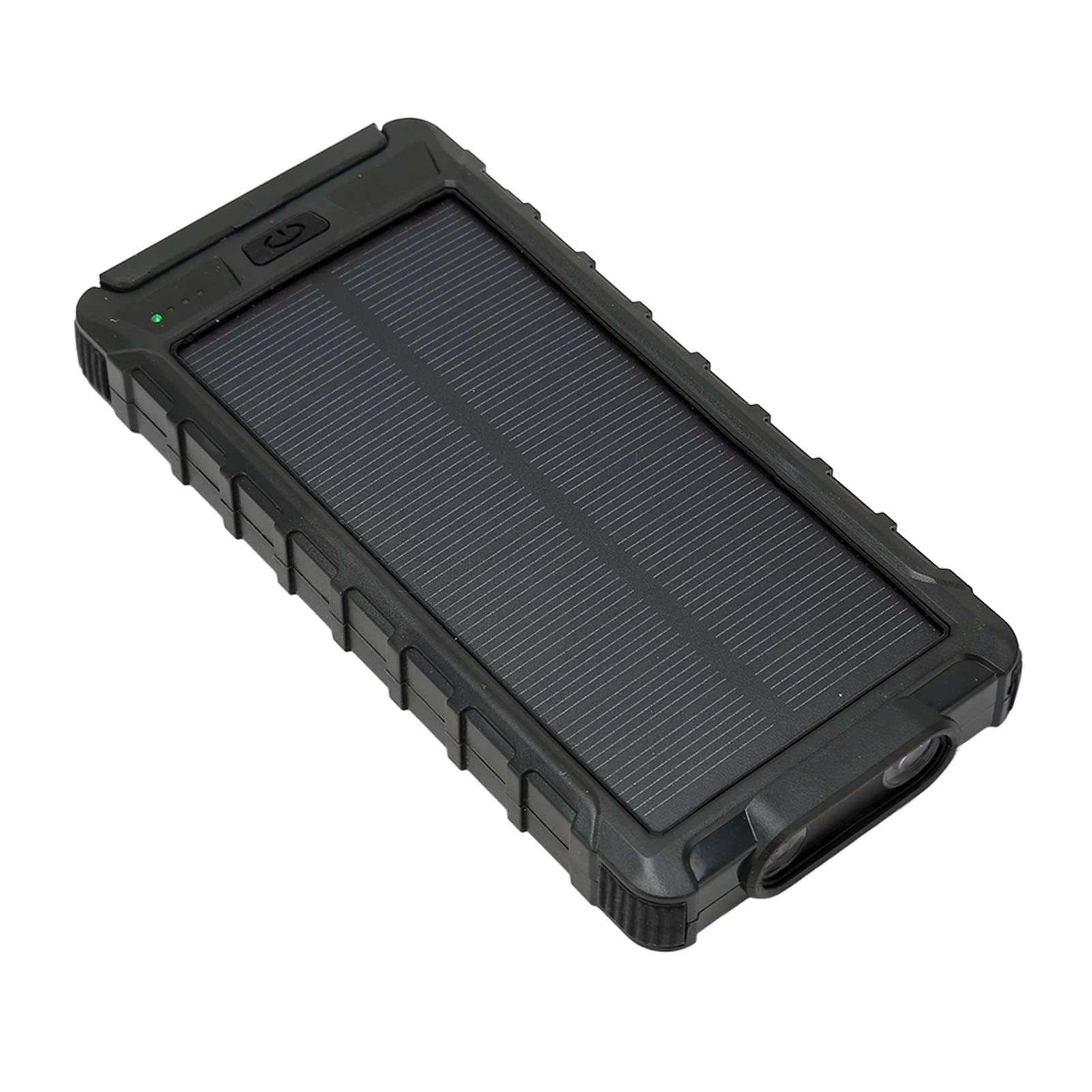 Cocoarm Cargador Solar Portátil 20000mAh con Linterna (Black)