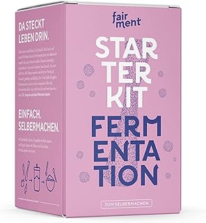 Gesponserte Anzeige – Fairment Starterkit Fermentation - Fermente einfach Selbermachen - enthält Fermentiergläser, Glasgew...