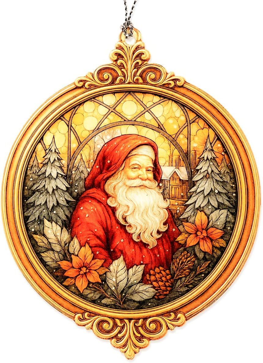 Funny Christmas Santa Ornaments 2026 - Santa Ornaments for Christmas Tree - Christmas Ornaments - Nostalgic Christmas Decorations - Old World Christmas Ornaments - Christmas Ornament