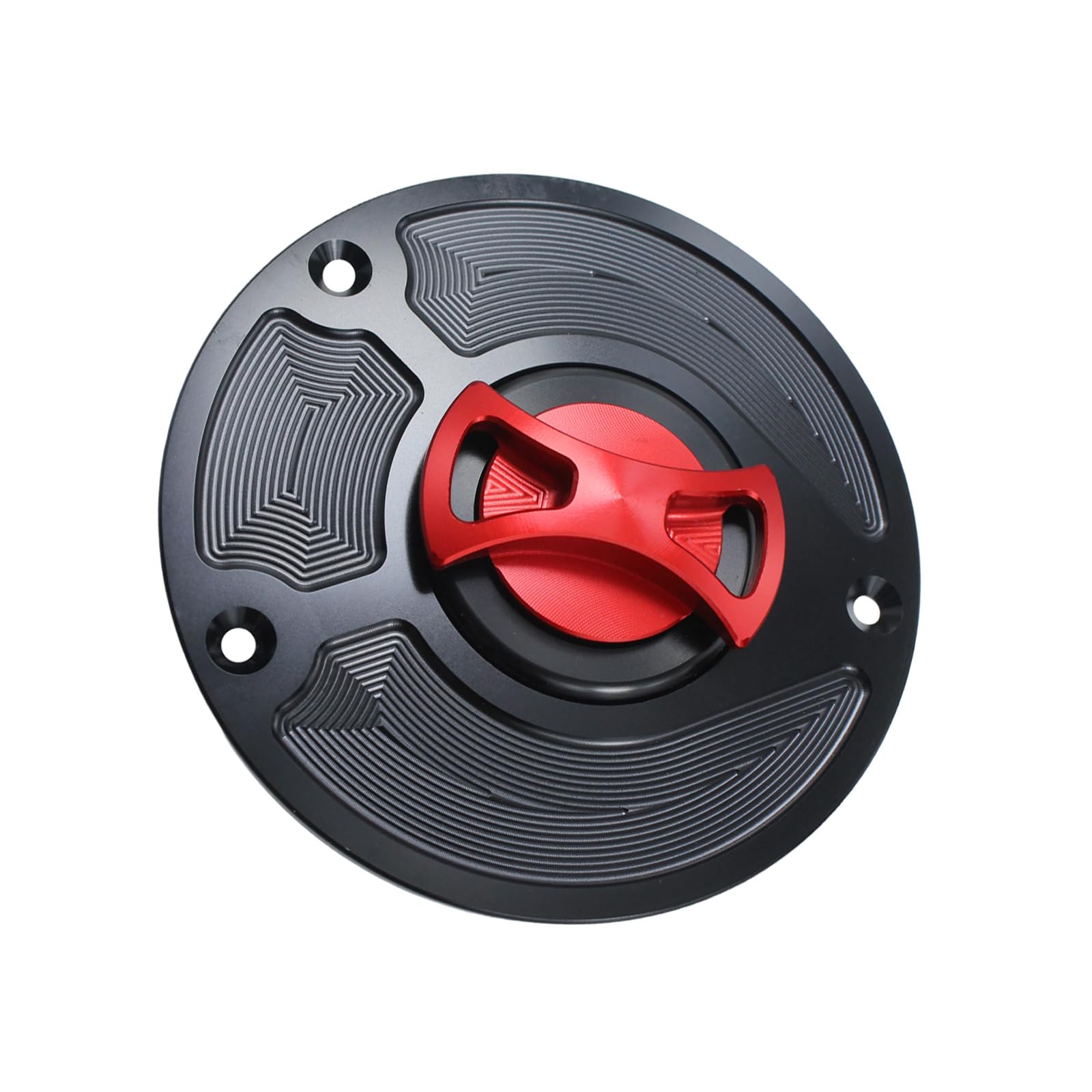 Tapa de gas CNC de aluminio con acabado anodizado rojo para modelos CB y CBR 7