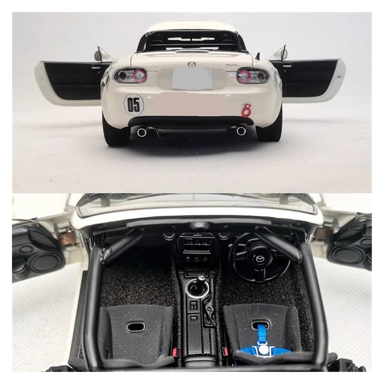 Amazon | ミニカーモデル 1:18スケール マツダMX-5 シミュレーション