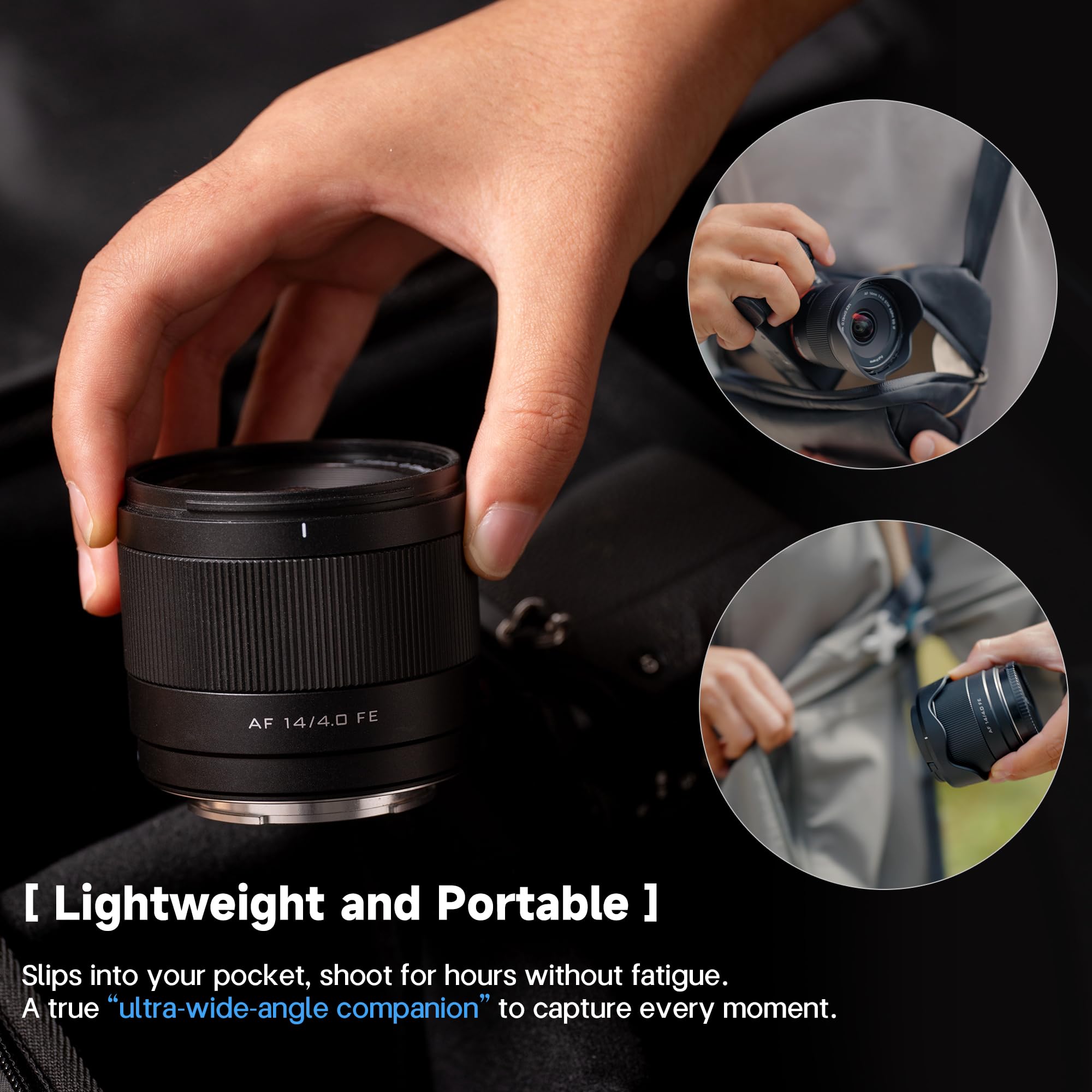 VILTROX AF 14mm F4.0 Objectif pour Plein Format Autofocus Ultra Grand Angle à focale Fixe (pour Sony FE)