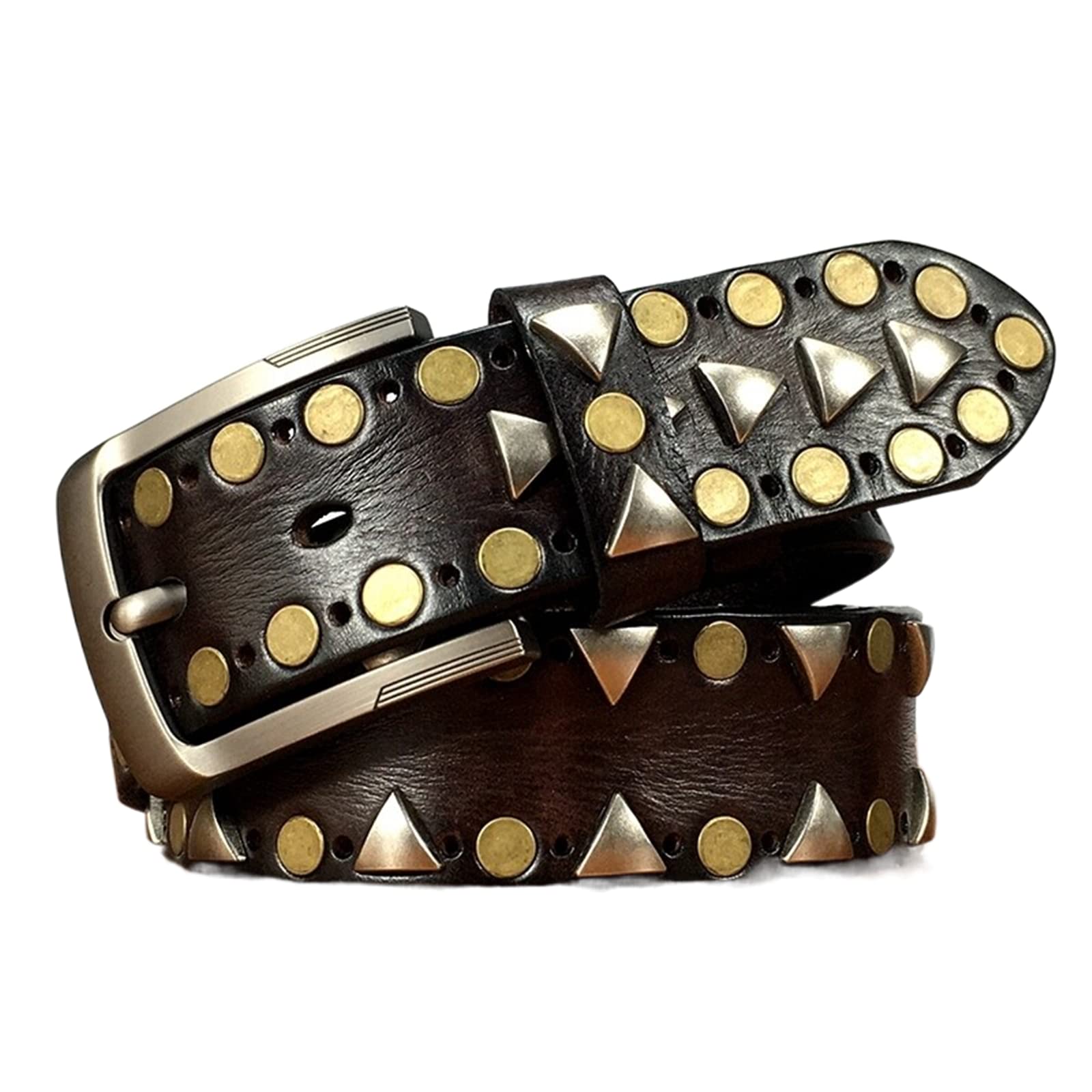 MASU スタッズベルト MASU（エムエーエスユー）のSTUDS DENIM NARROW BELT BLACKの