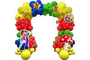 Mario Balloon Arch Kit for Unforgettable Parties