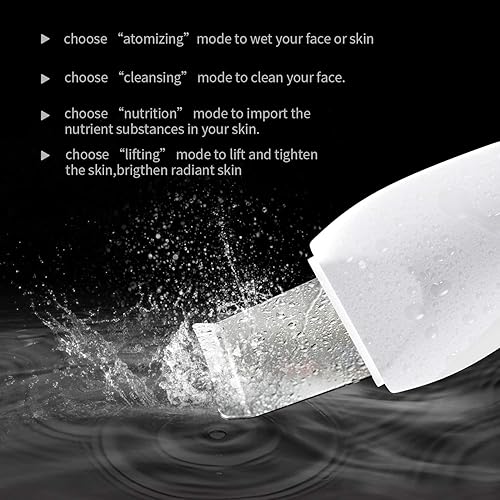 Miniatura 4 de Máquina de elevación facial para extractor de puntos negros, limpieza profunda facial y herramienta de pulverización hidratante (spray con