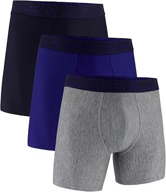 Under Armour 3-Pack Performance Tech Solid 6 Boxer Briefs