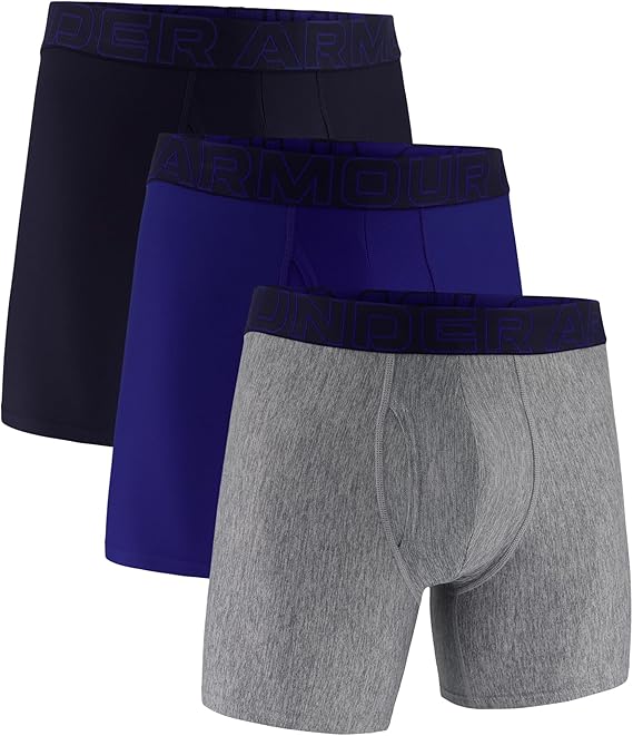 Under Armour 3-Pack Performance Tech Solid 6 Boxer Briefs