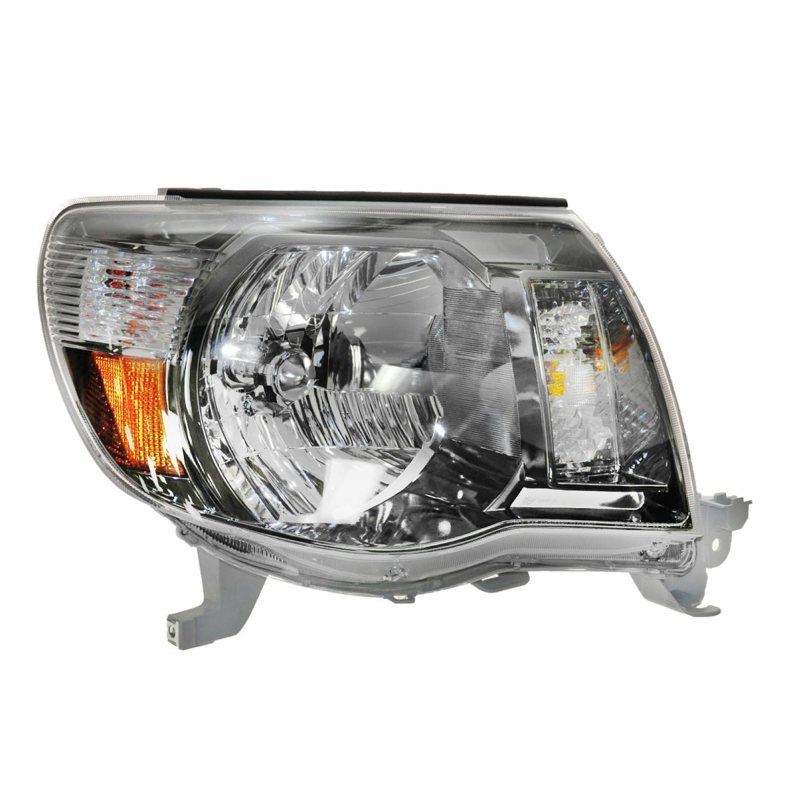 TRQ Passenger Side Headlight Assembly Compatible with 2005-2011 Toyota Tacoma With Sport Package TO2503181