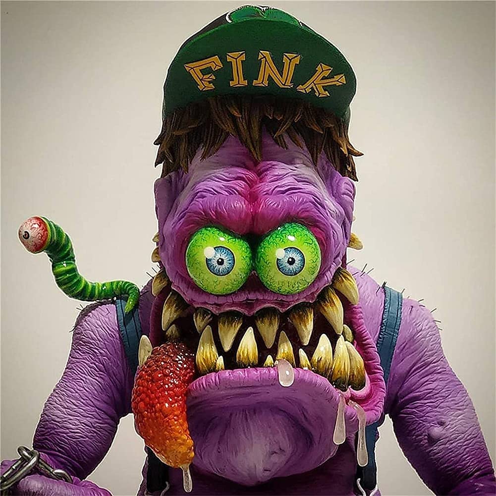 Angry Big Mouth Monster Statue,Halloween Themed Gift Props,Alien