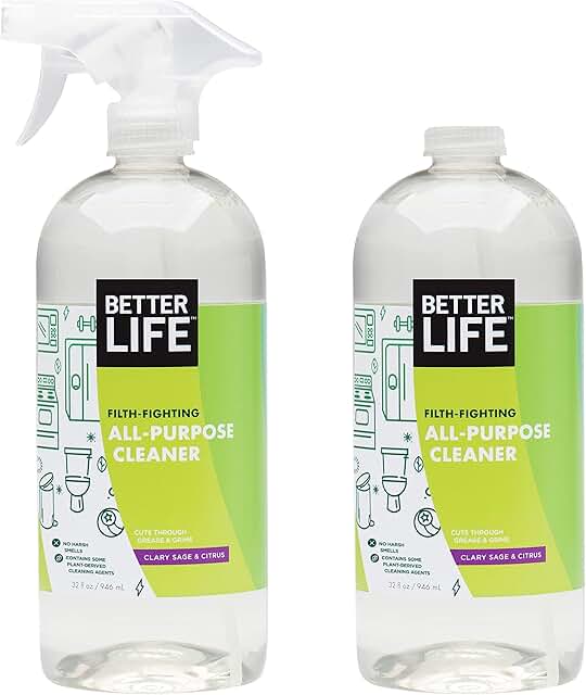 Better Life All Purpose Cleaner - Multipurpose Home and Kitchen Cleaning...