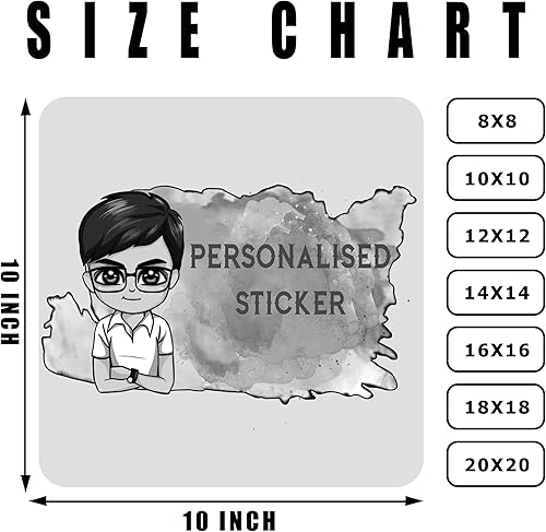 Miniatura 6 de Calcomanía personalizada calcomanía para coche de la pérdida de un ser querido, memorial de acuarela, retrato personalizado