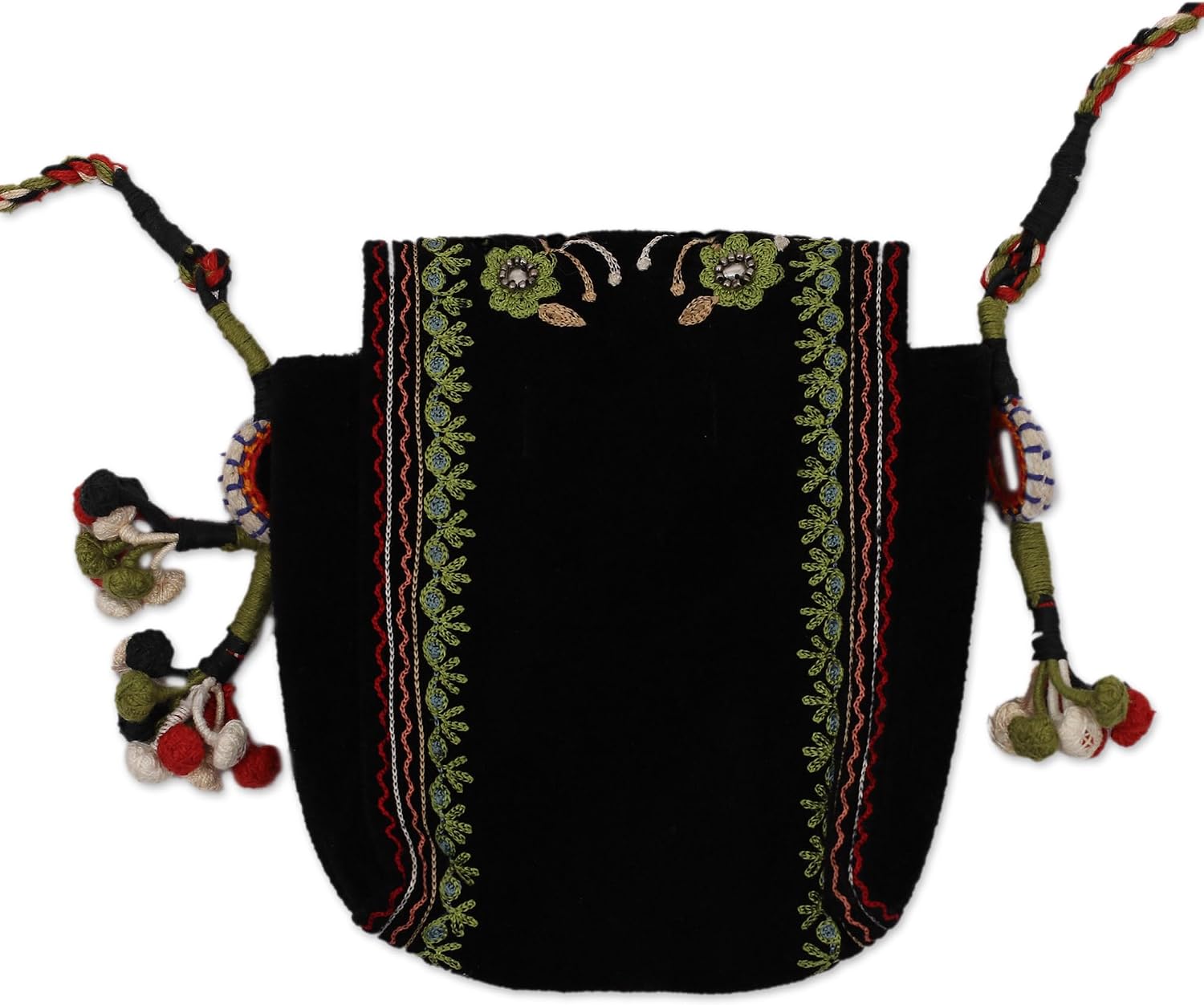 NOVICA Embroidered sling, 'Dream Chaser'