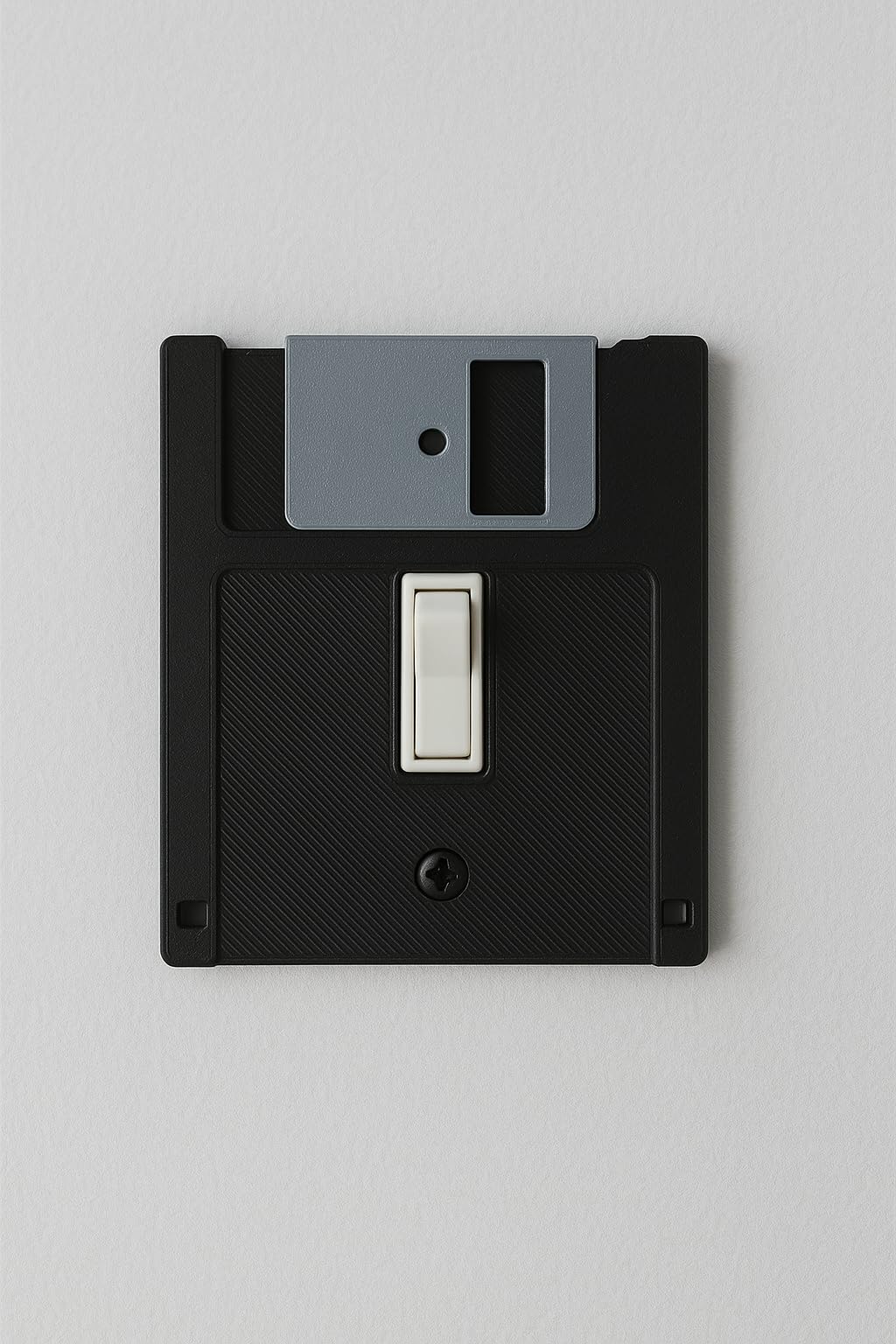 Cubierta de interruptor de luz de disquete ideal para tu setup y zona de juegos
