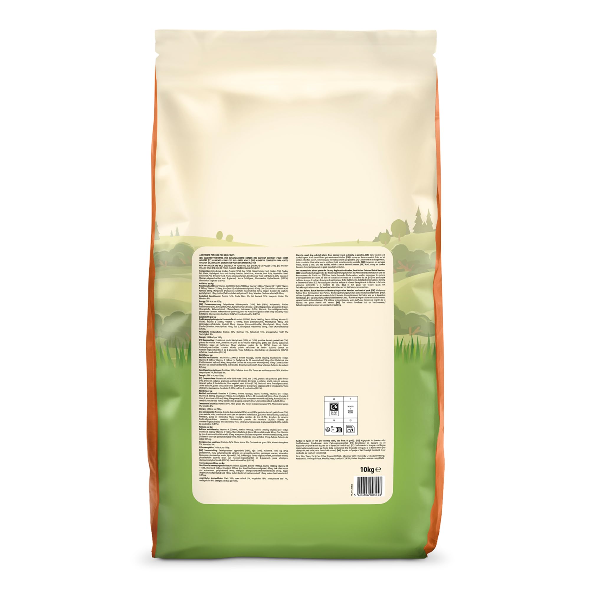 by Amazon Complete - Alimento Secco Completo Per Gatti Adulti Ricco In Pollo E Riso, 1 X 10 (Precedentemente un marchio Lifelong, stesso prodotto)