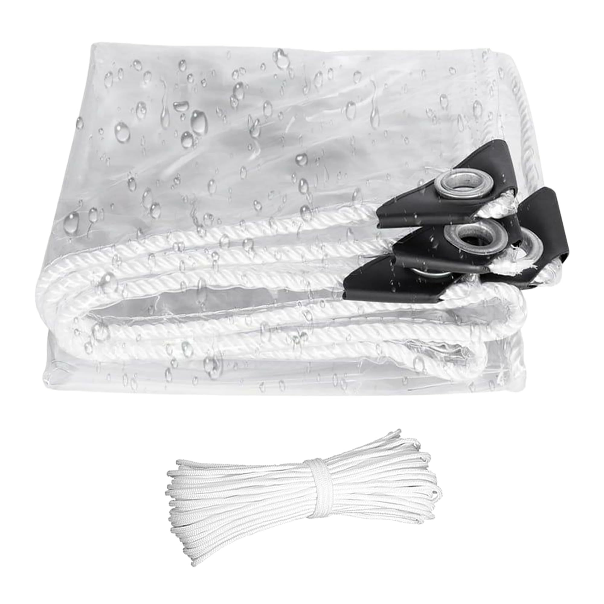 Lona transparente exterior de 120 x 170 cm impermeable para jardin y balcon