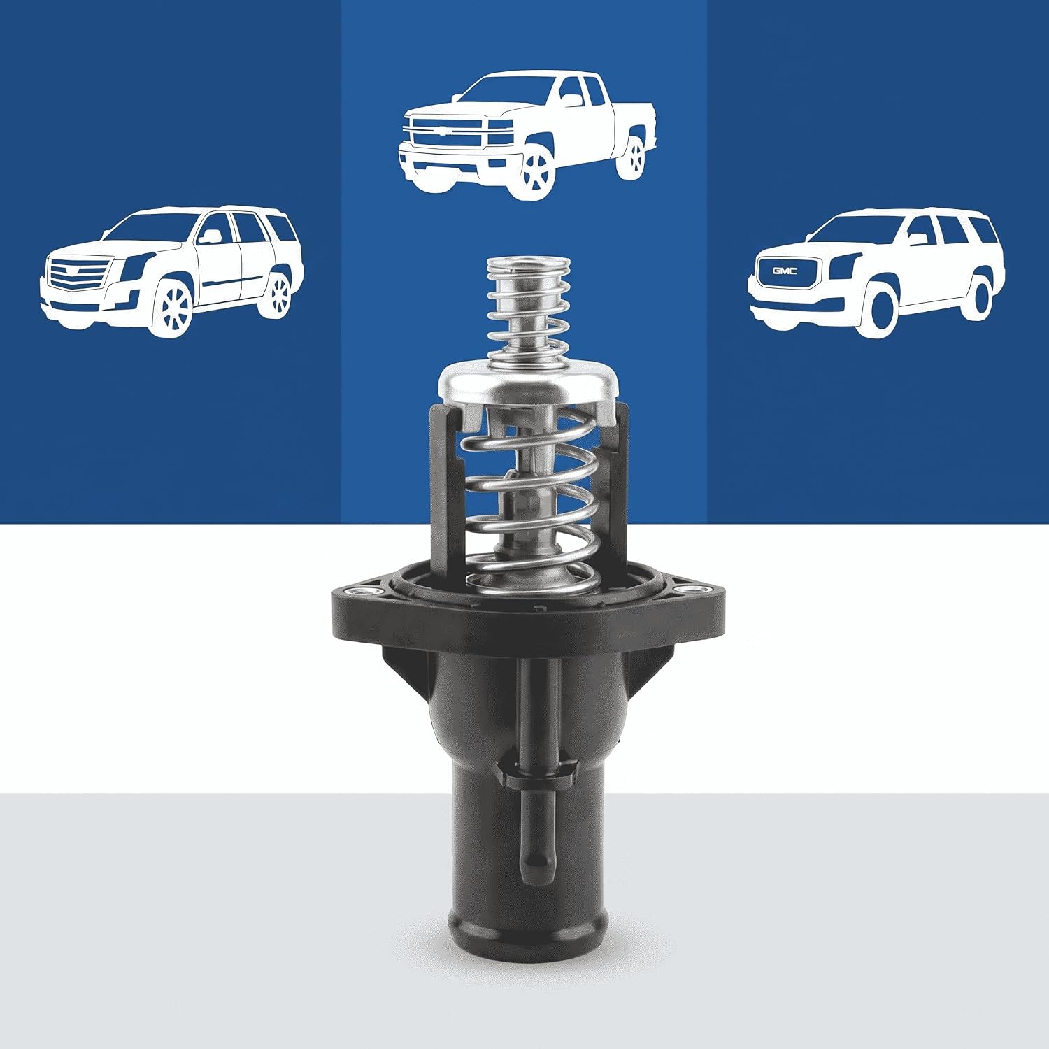 15-11125G (19474058) Engine Coolant Thermostat | Direct replacement for GM 19474058 and 15-11125G. Matches OE size, opening temp, and flow rate. No mods required