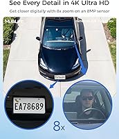 Vista 2 de MUBILIFE 4K Security Cameras Wireless Outdoor, No Subscription, 8MP Solar Powered Cameras for Home Security, 64GB Local Storage, AI Auto Tracking