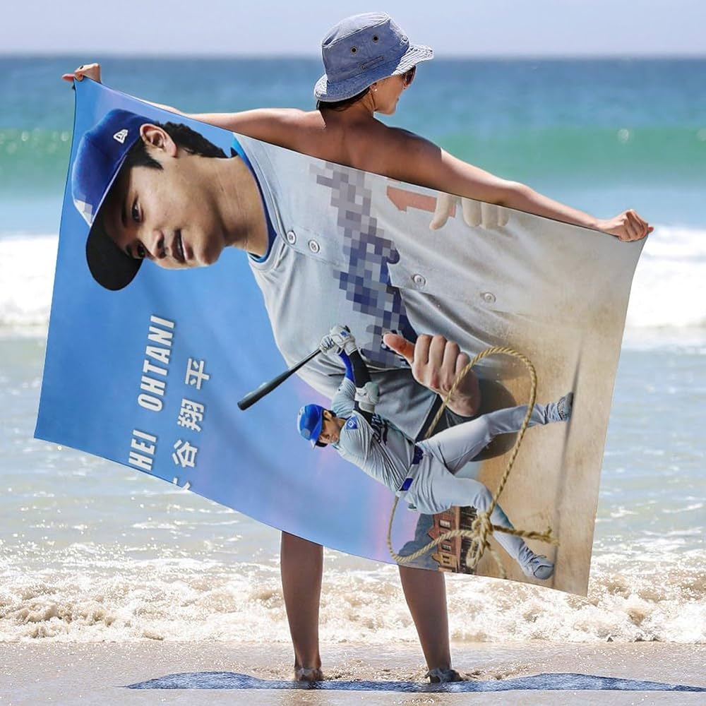 エンゼルス 大谷翔平 ビーチタオル 特大 楽天市場】MLB エンジェルス 大谷翔平 選手・インパクト大！大判