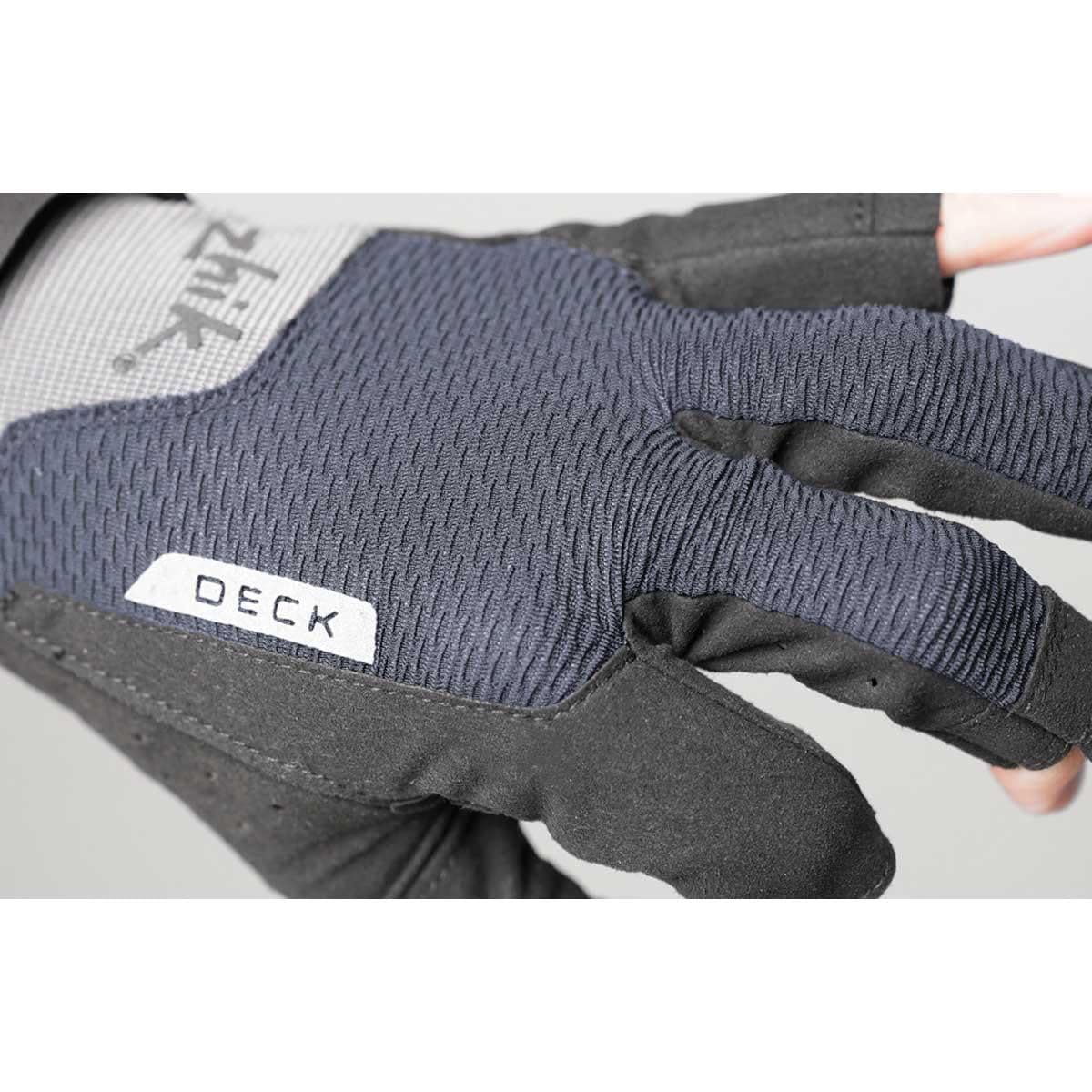 Zhik 2026 Half Finger Deck Gloves GLV-11 - Grey -