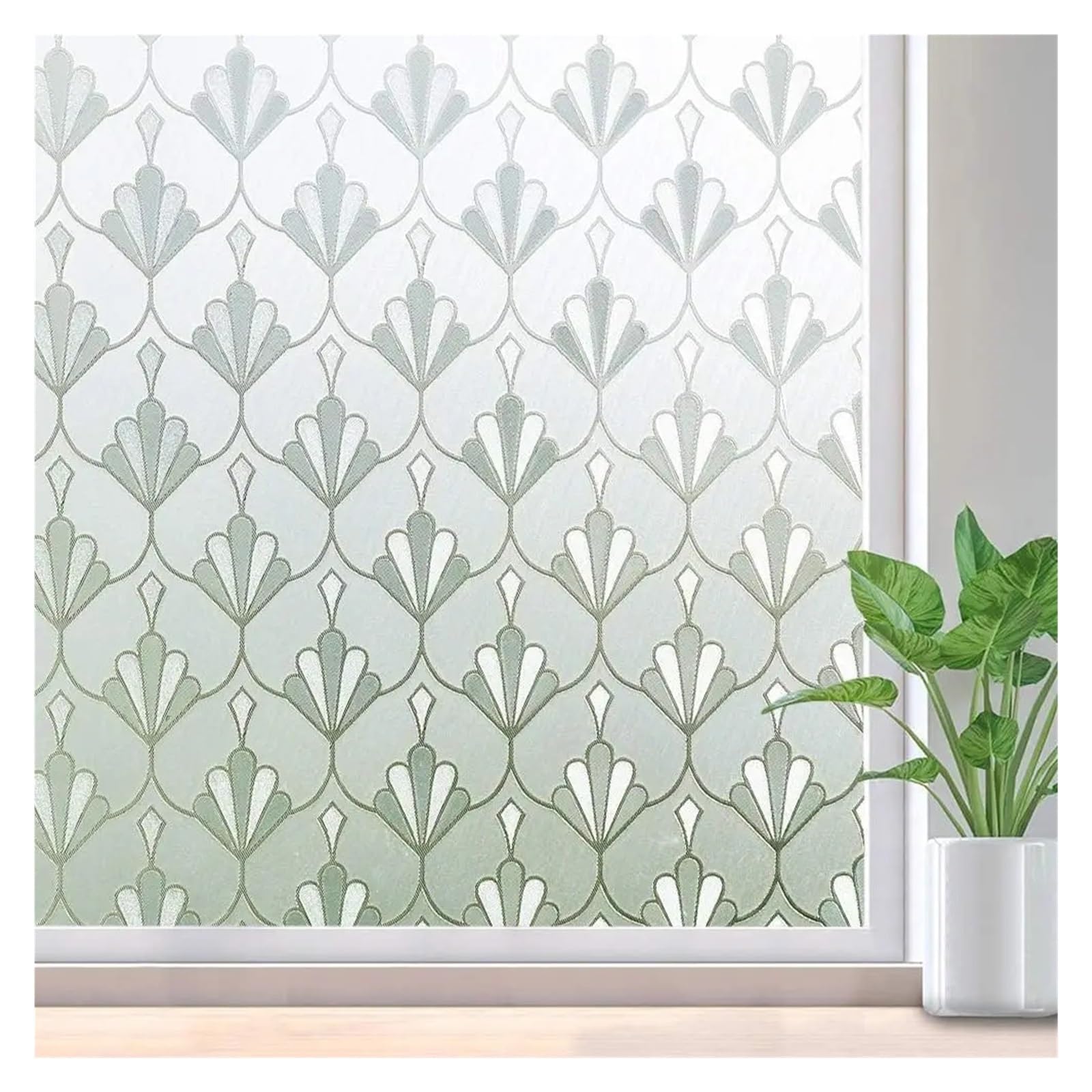 Autocollant décoratif pour fenêtre anti vis-à-vis chambre et bureau 45cm