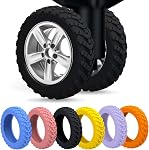 New Upgrade Luggage Wheel Covers 8 Pieces Carry On Luggage Wheel Protectors 8 Pieces to Prevent Wear and Tear Reduce Noise for Suitcases with Wheels (Black)